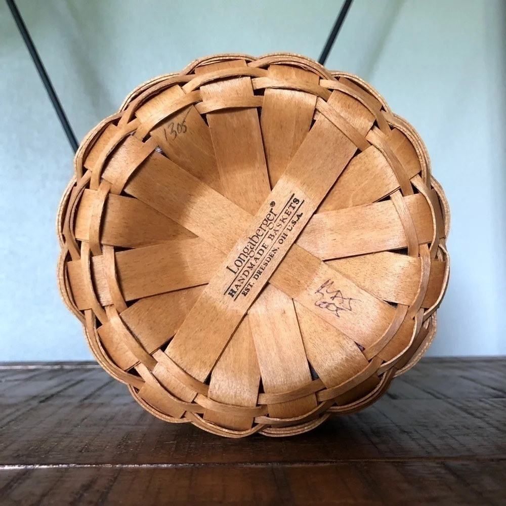 Longaberger round basket